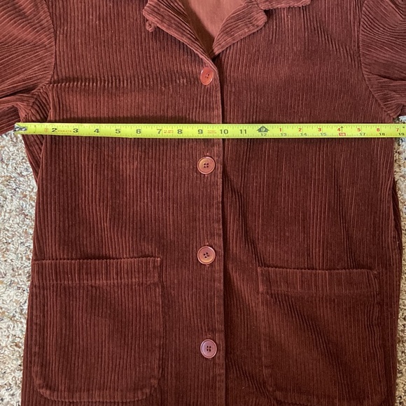 TOAST UK Organic Corduroy Jacket in Rust Size UK 8 / US S - Picture 6 of 7